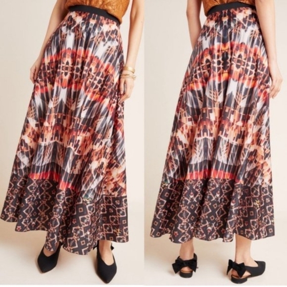 NWT Anthropologie Bhanuni by Jyoti Maxi skirt size Large - Picture 3 of 11